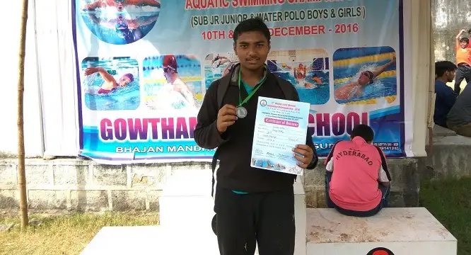 <p>Samson Suhas – swimming to a better life</p>