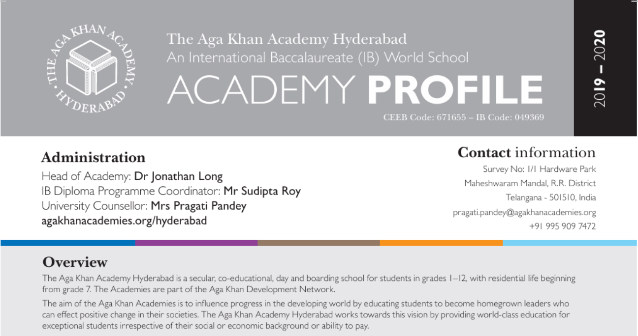 <p>AKA Hyderabad School Profile 2019-20</p>