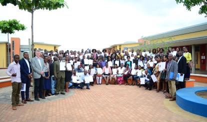 alt="Teachers perform music together during a professional development event at AKA Dhaka.
