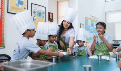 Teachers at the Academy encourage creativity and provide a space for students to create and explore.