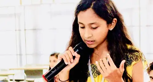 <p>Gitika Joganpally - aspiring journalist intent on service and action</p>