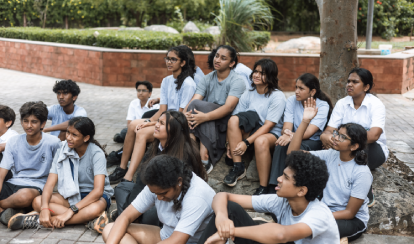 The Academy’s 100-acre campus allows teachers to host classes in different locations and formats.