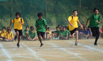 The Academy offers a modern, well-equipped basketball court that inspires skill and teamwork.