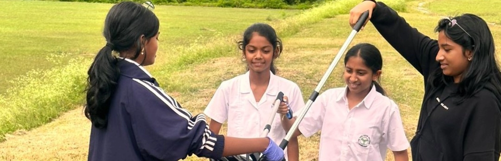 Our service club members on a cleanliness drive to ensure a plastic-free and sustainable environment.