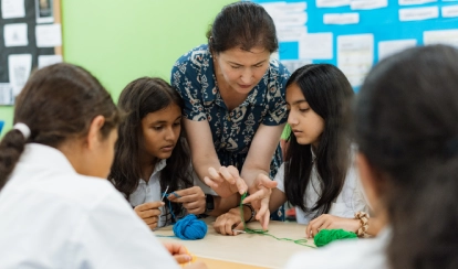 Supported by staff members, the Crochet Club is a popular choice at the Academy.
