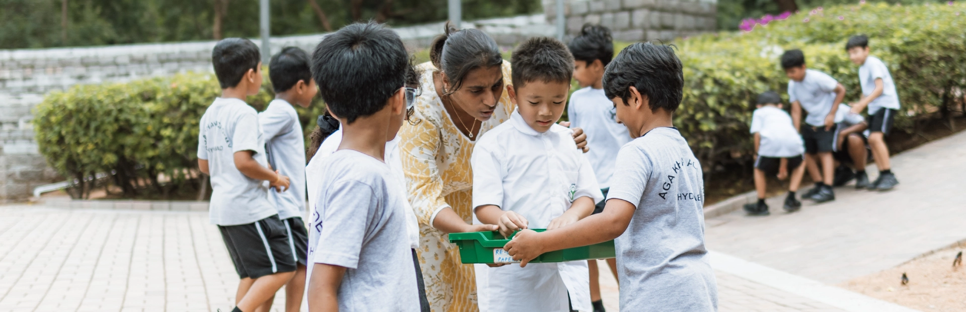 PYP students are encouraged to learn from a real-life environment, inspiring curiosity and inquiry from a young age. 