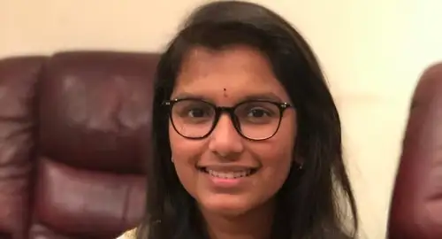 <p>Tvisha Devavarapu - Class of 2018 top scorer</p>